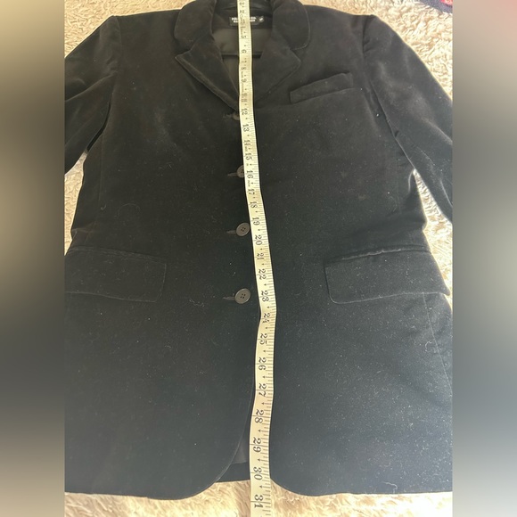 Polo Jeans Co-Ralph Lauren Black Velvet 4-Button Blazer Jacket w/Pockets. Size 6 - Picture 6 of 8